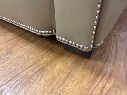 Hancock and Moore 3-Seat Leather Sofa in Putty