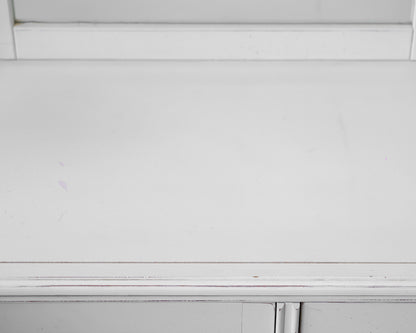 Ragazzi Dresser with Mirror in Antique White with Beadboard Trim