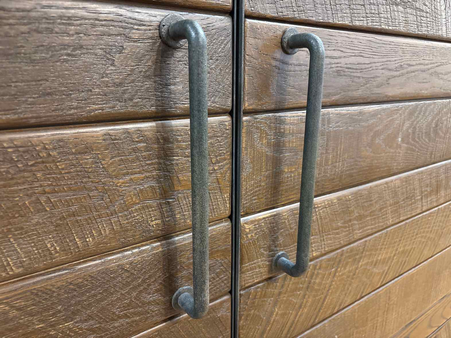 Arhaus 'Baumann' Wall Unit w/ Sliding Barn Doors