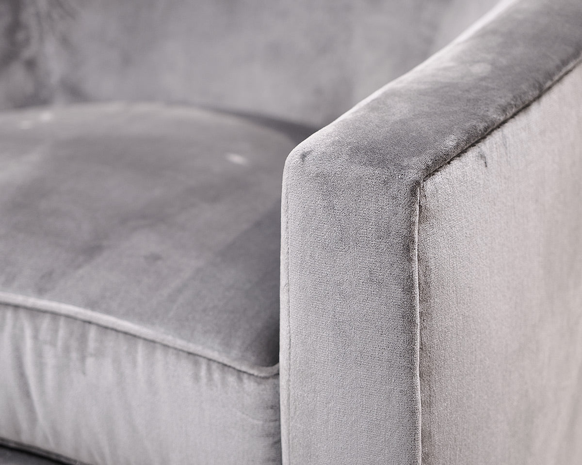 Pair of Holly Hunt Sevilla Swivel Chairs