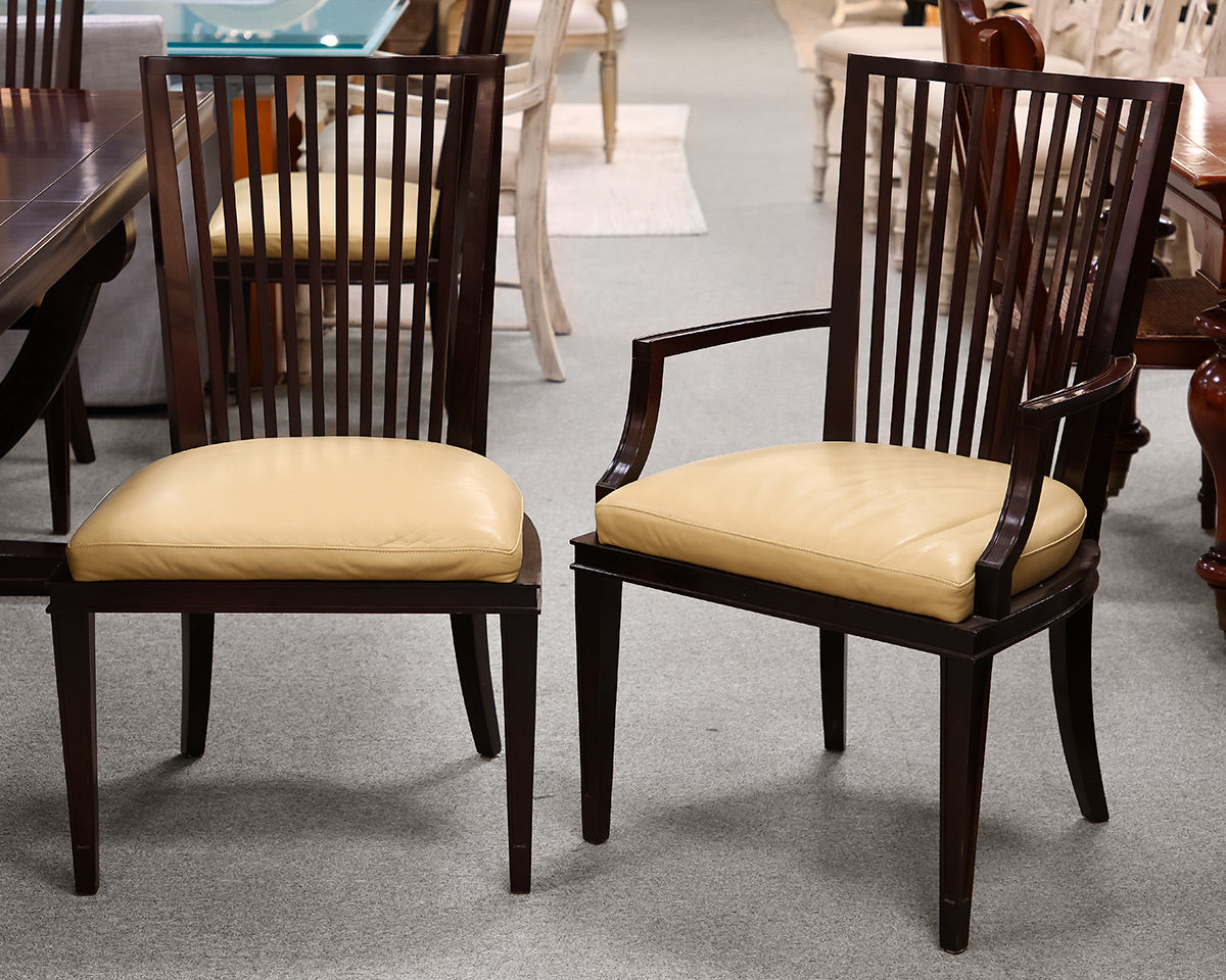 Barbara Barry Dining Table With 8 Dining Chairs