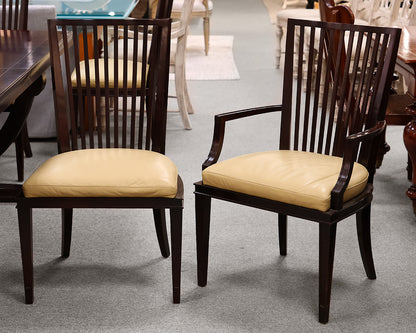 Barbara Barry Dining Table With 8 Dining Chairs