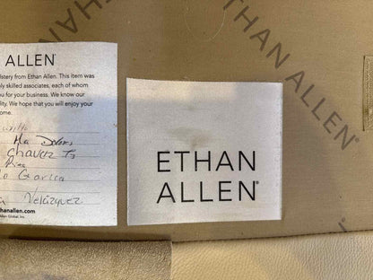 Ethan Allen 'Conor' Leather Loveseat