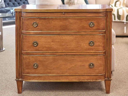 Dessin Fournir Walnut 3 Drawer Accent Chest