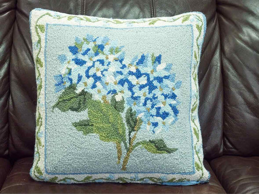 Hydrangea Hook Accent Pillows