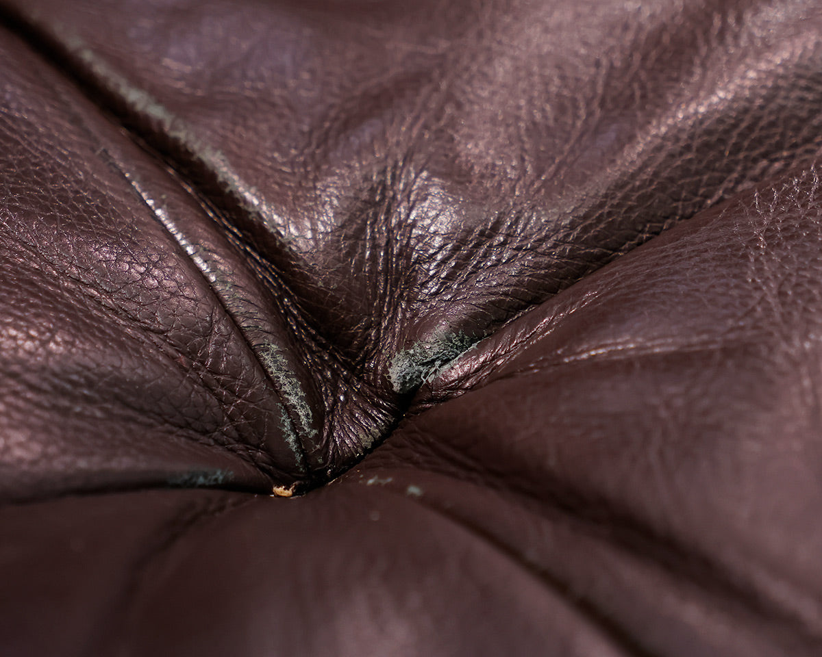 Roche Bobois Brown Leather Sectional