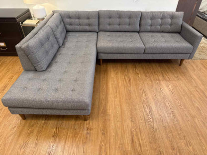Joybird 'Eliot' Sectional with Bumper