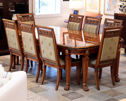Henredon Grand Provenance Dining Table with 12 Dining Chairs