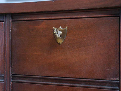 Huntly Mahogany Double Serpentine 9 Drawer  Dresser