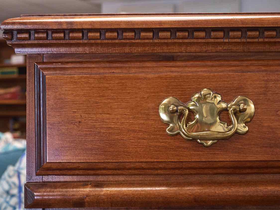 Petite Cherry Lingerie Chest with Brass Pulls
