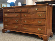 Ethan Allen Maple Double 9 Drawer Dresser