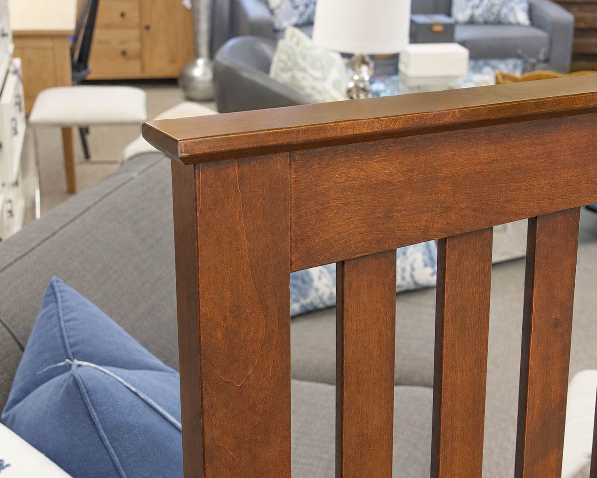 Mission Style Cherry King Bed