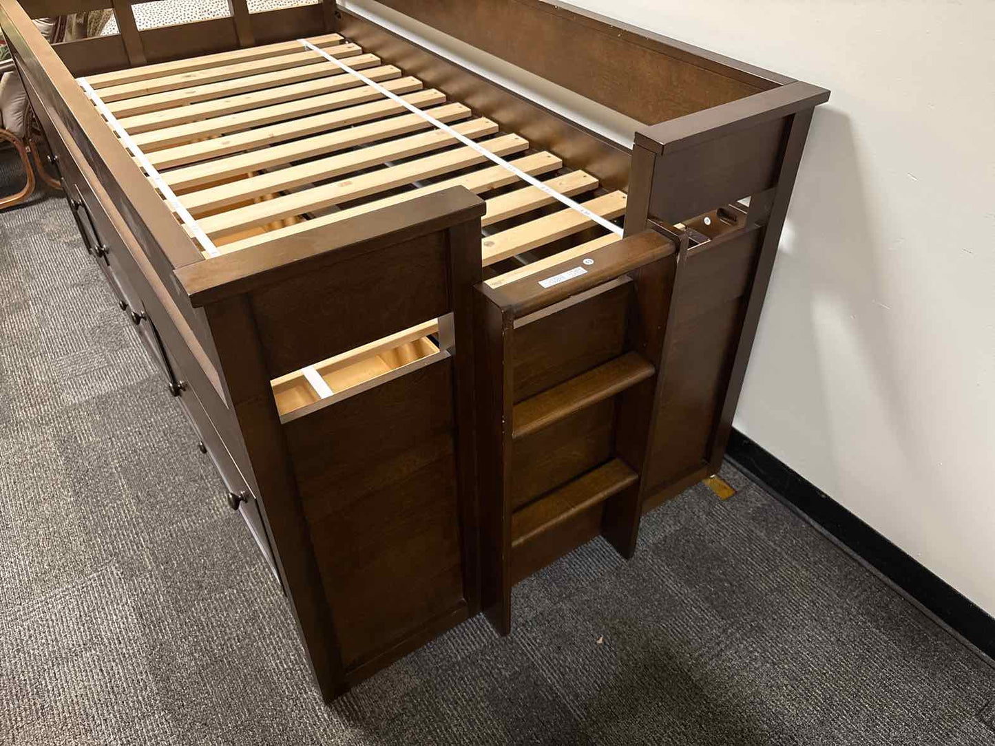 Pottery Barn Kids 'Elliott' Twin Captain's Bed with Trundle