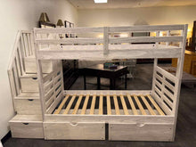 Twin Over Twin Bunkbed w/Storage Stairs