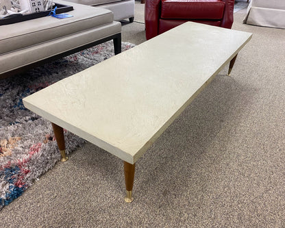 MCM Cocktail Table W/ Cream Top