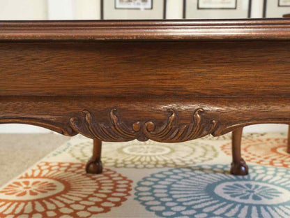 Lane Furniture  Mahogany Traditional Cocktail Table with Ball & Claw Feet