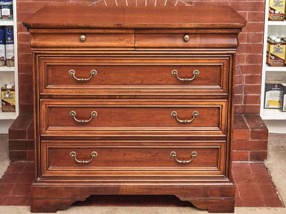 Lexington  Cherry 5 Drawer Accent  Chest with Brass Handles