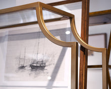Gold Metal Etagere