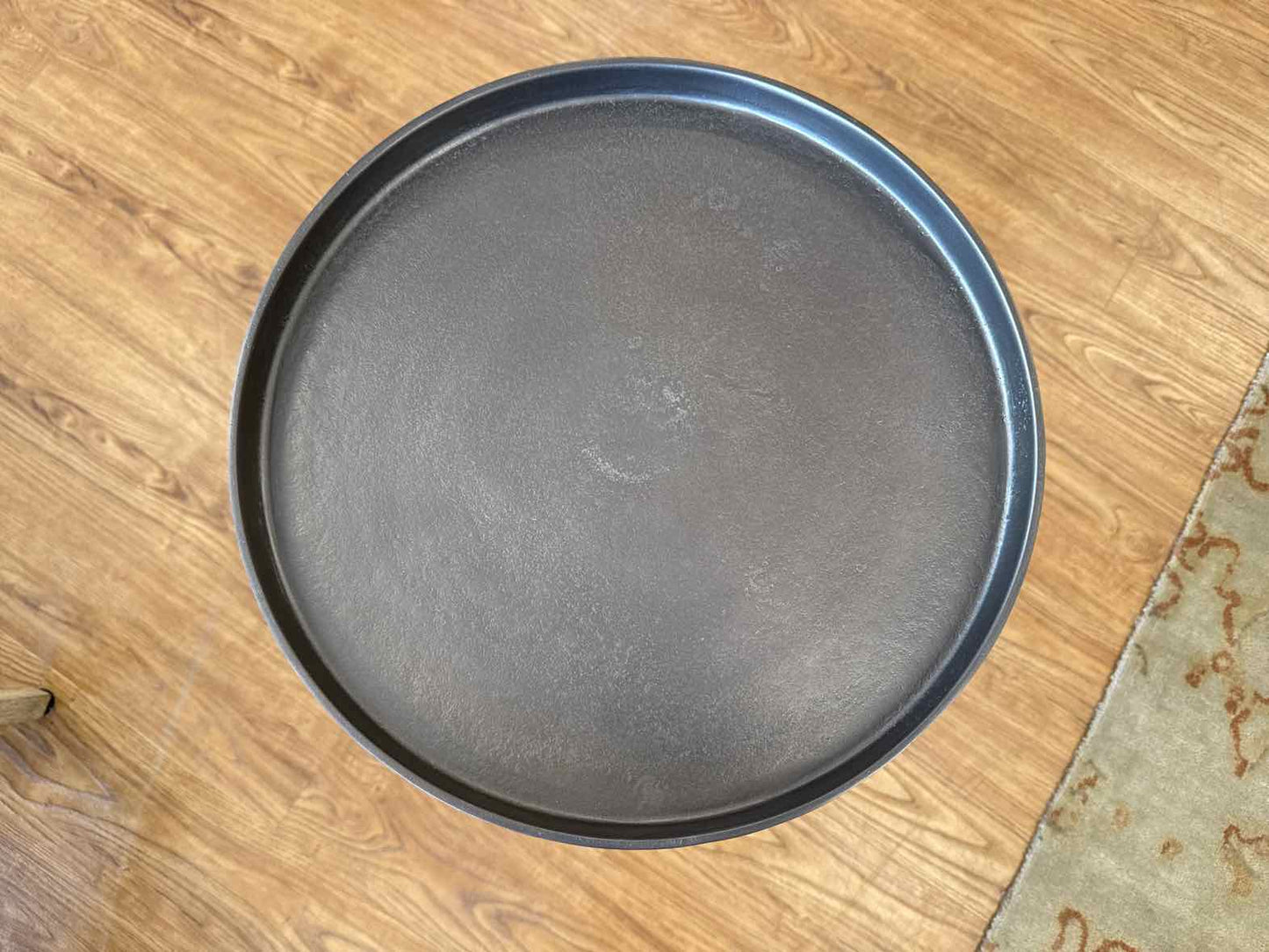 'Kenna' Accent Table in Nickel