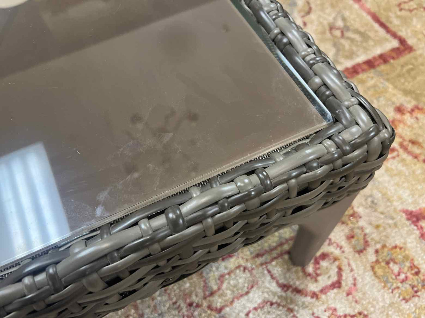 Dedon Outdoor Wicker Cocktail Table