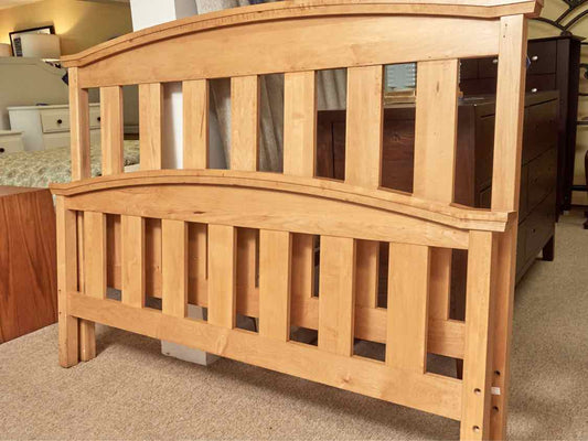 Brown Street Co. Maple Queen Slat Bed