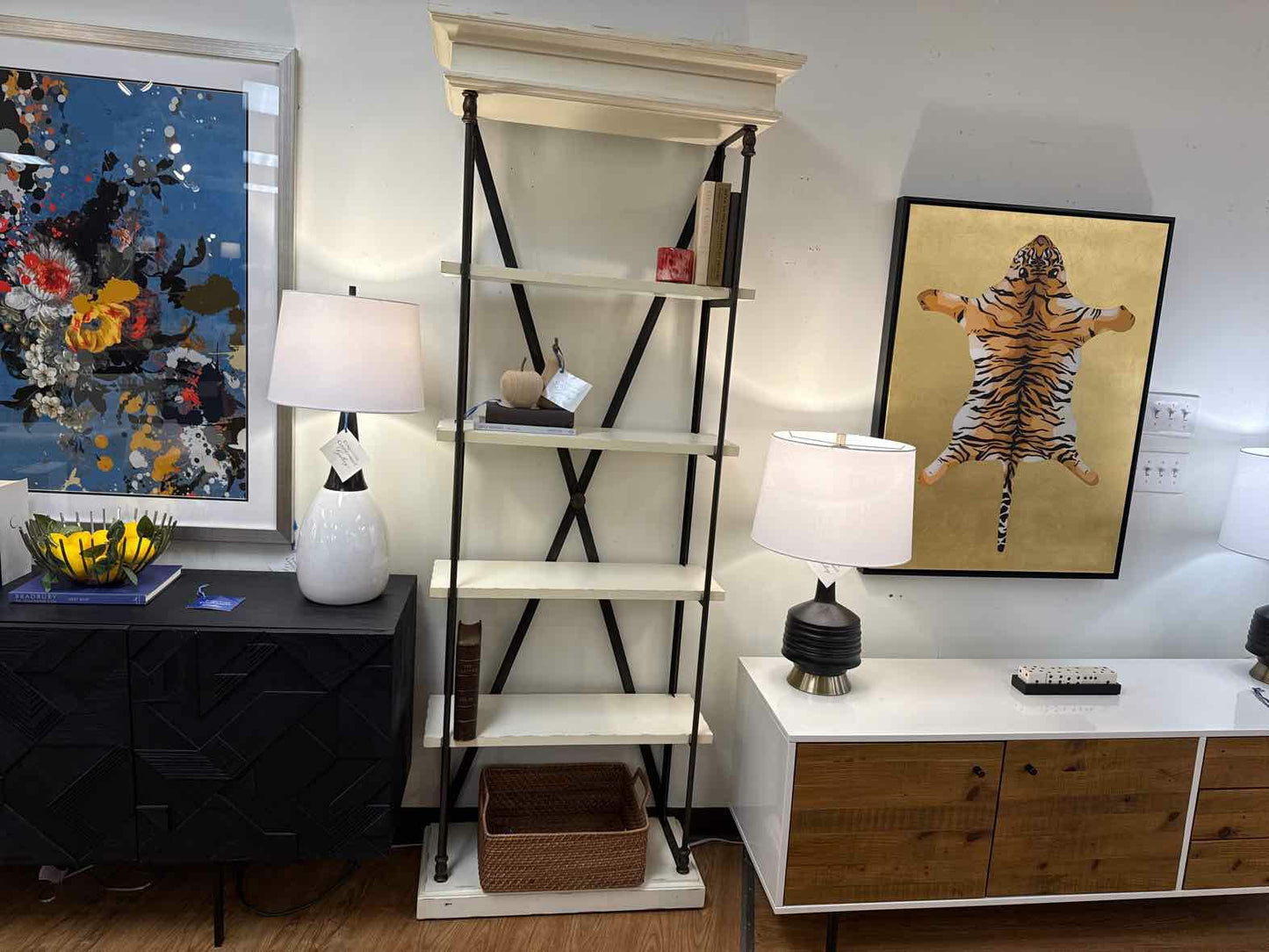 Restoration Hardware Parisian Cornice Shelving