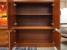 Rosewood  Display Cabinet/Wall Unit with Lighted Interior  Made in Germany