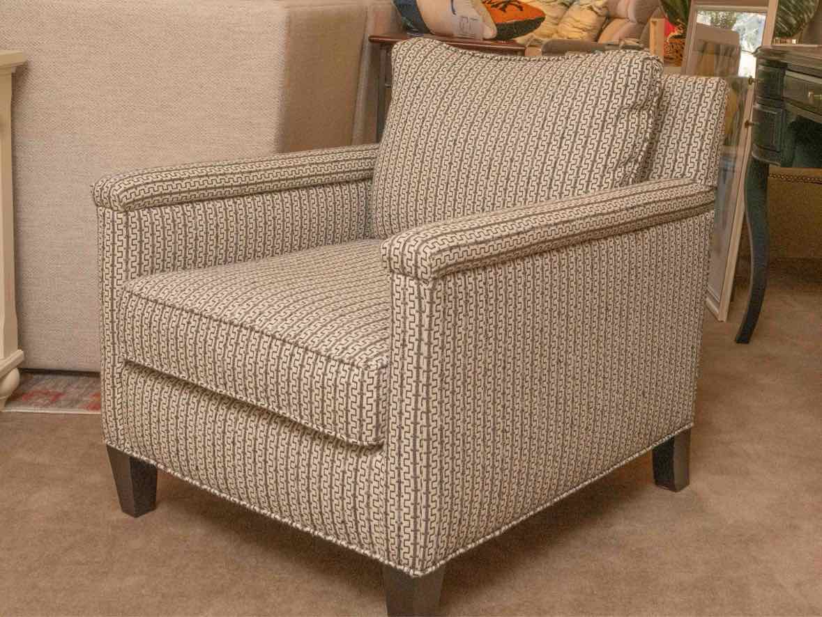 Southern Furniture  Grey & Black Design Upholstered Chair