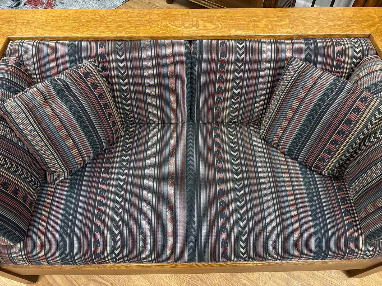 Stickley 'Prairie' Loveseat in Oak
