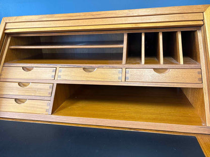 Sun Cabinet Company Roll Top Secretary Desk