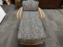 Wicker and Bamboo Chaise