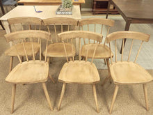 Set of 6 Gat Creek "Lana" Maple Dining Chairs in Classic Barley Finish
