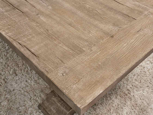 Restoration Hardware 'Reclaimed Oak Baluster' Dining Table in Grey Wash
