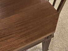 Grand Rapids Mahogany Dining Table & Set of Five Wheatsheaf Back Dining Chairs