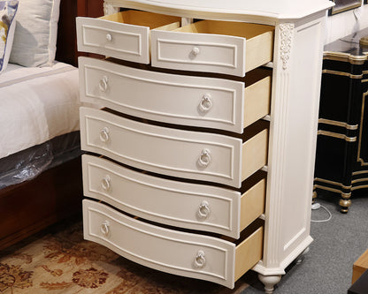 Ivory 6 Drawer Chest