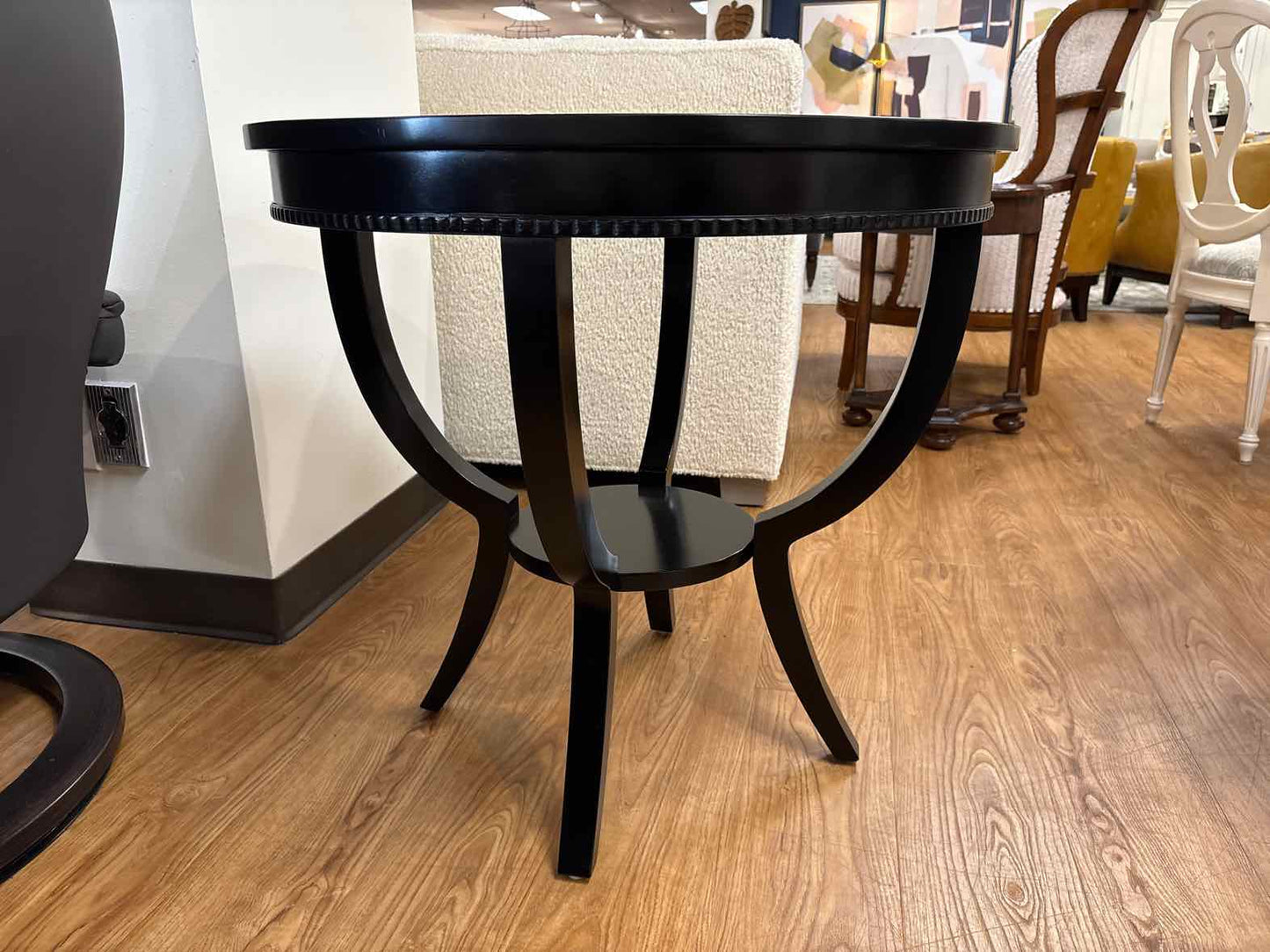 Noir 'Scheffield' Side Table