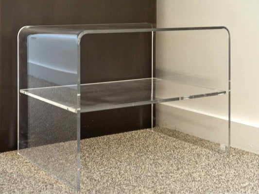 Clear Side Table