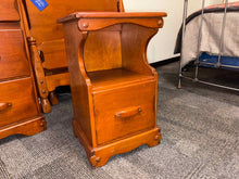 French & Heald Rock Maple One-Drawer Nightstand