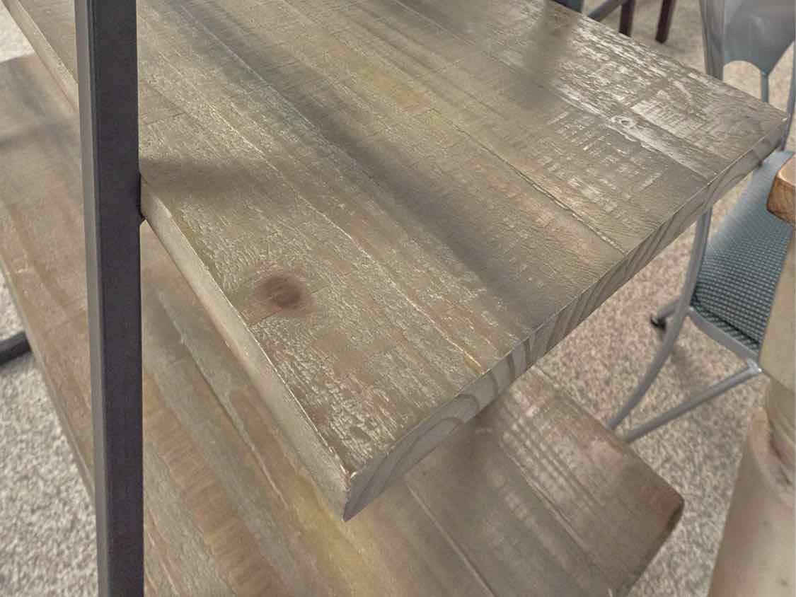 Pottery Barn Black Metal Frame  Etagere with 4 Shelves