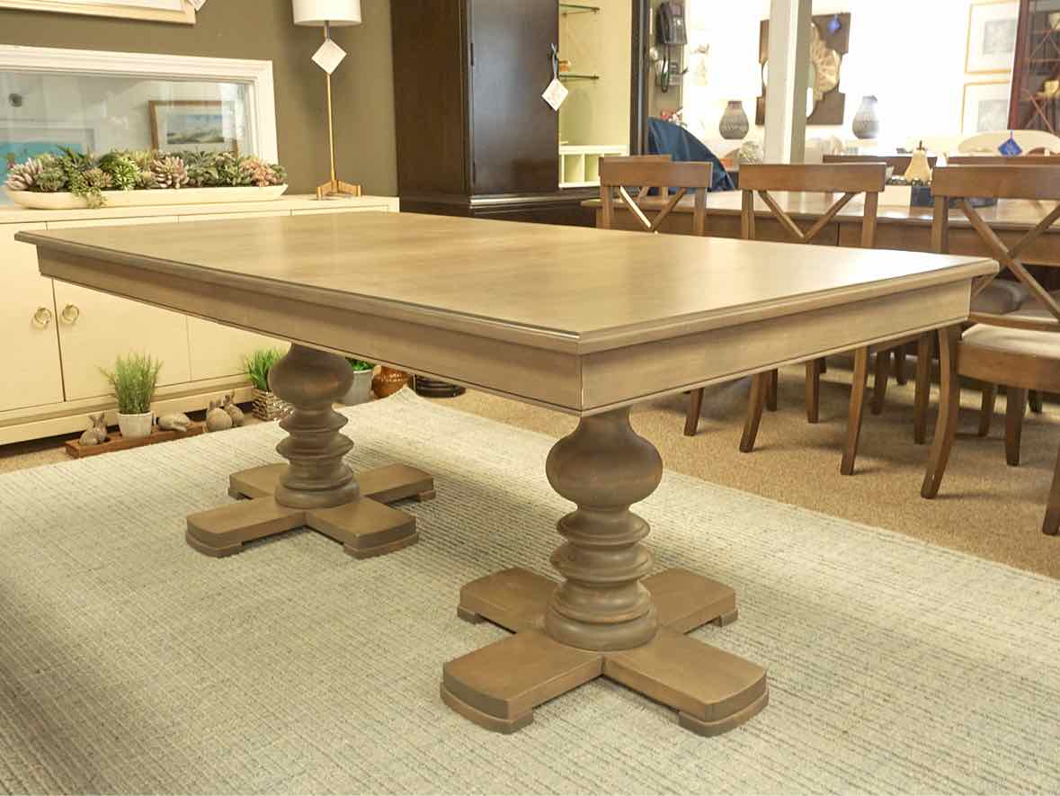 Gat Creek "Gretta" Maple Double Pedestal Dining Table