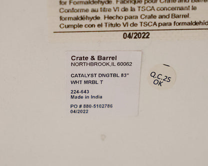 Crate & Barrel 'Catalyst' Dining Table