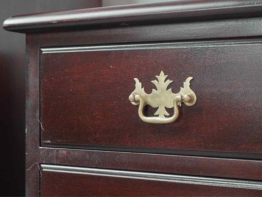 Mahogany Four Drawer Dresser With Cabriole Legs