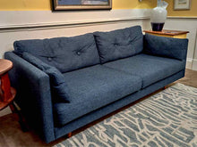 Article Anton 'Twlight Blue'  Cotton/Linen Upholstered 2 Cushion Sofa