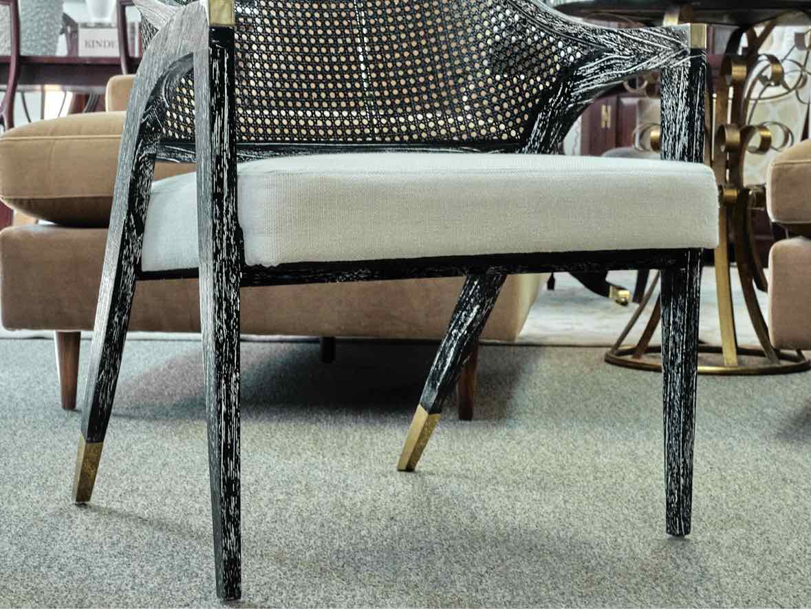 Set of 4 Villa & House Edward Lounge Chairs in Jet Black