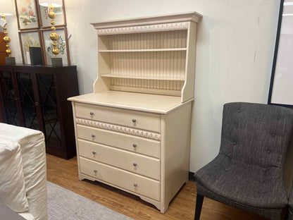 Morigeau-Lepine Off White Cabinet w/ Hutch
