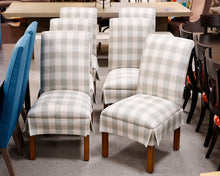 Set of 6 Ethan Allen Skirted Dining Chairs