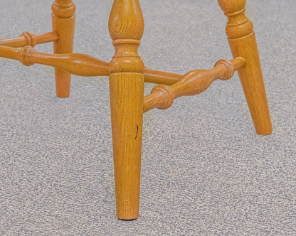Set of Six  Windsor Oak Dining Chairs In Honey Finish