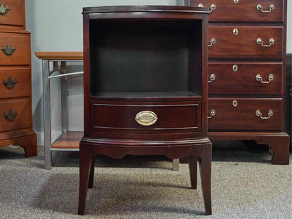 Mahogany 1 Drawer & Open Shelf Nightstand