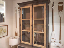 Arhaus Rustic Two Tone Hutch in Grey & Light Wood