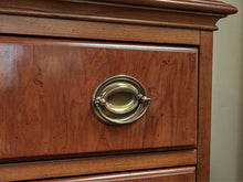 Drexel Inlaid Burlwood Five Drawer Petite Chest